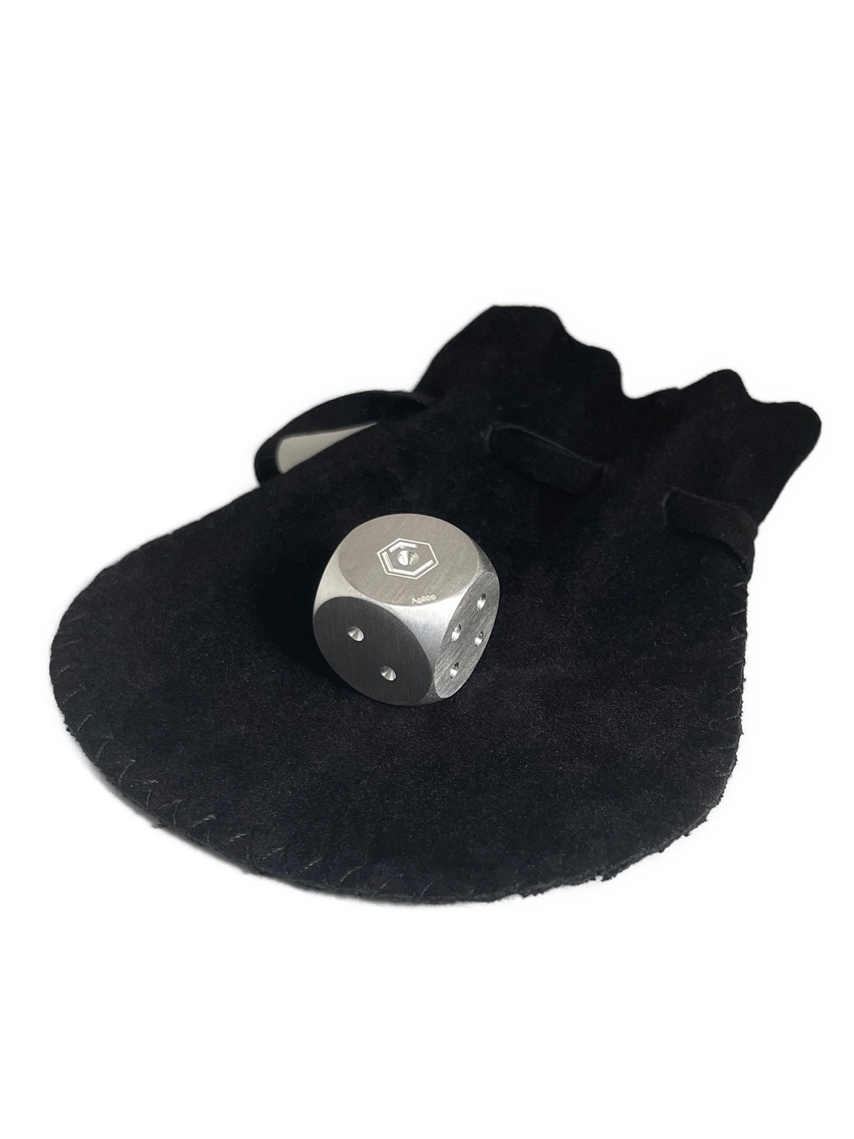 1 Unze Würfel aus 999 Feinsilber, massiv, 14 mm, 31,10 g, mattiert