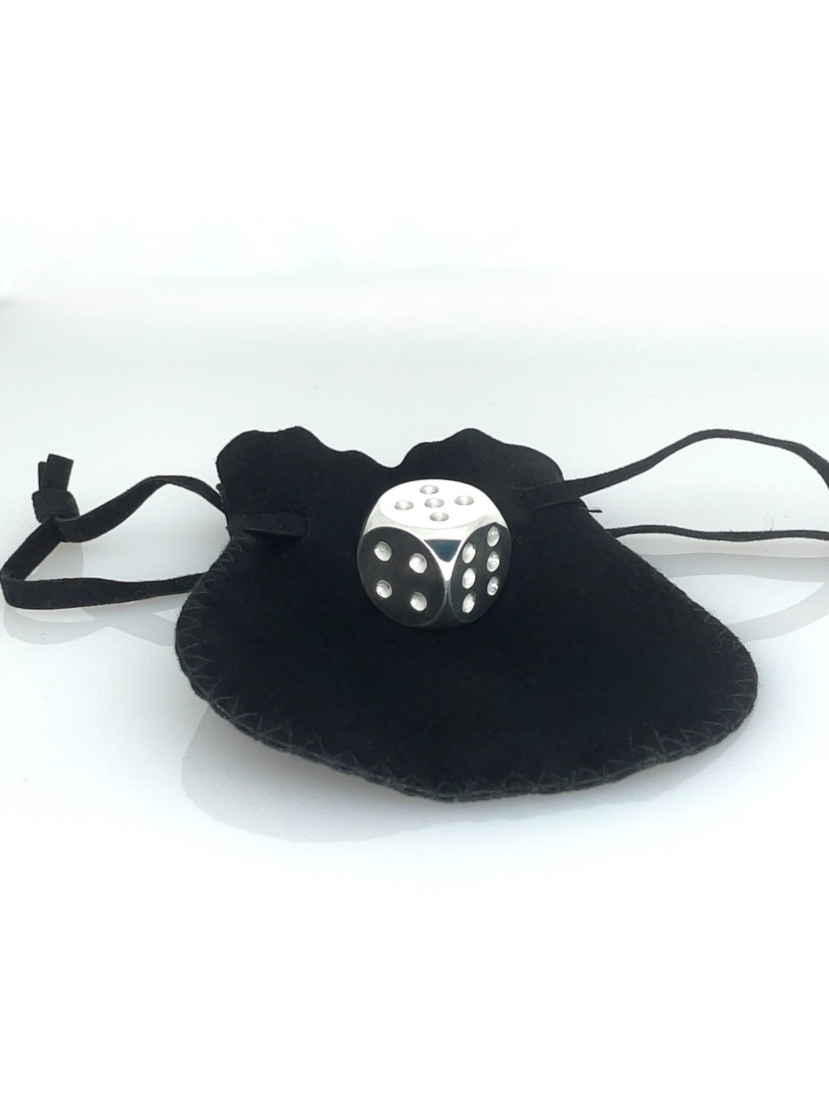 Würfel aus 925 Sterlingsilber, massiv, 16 mm, 36 g, poliert