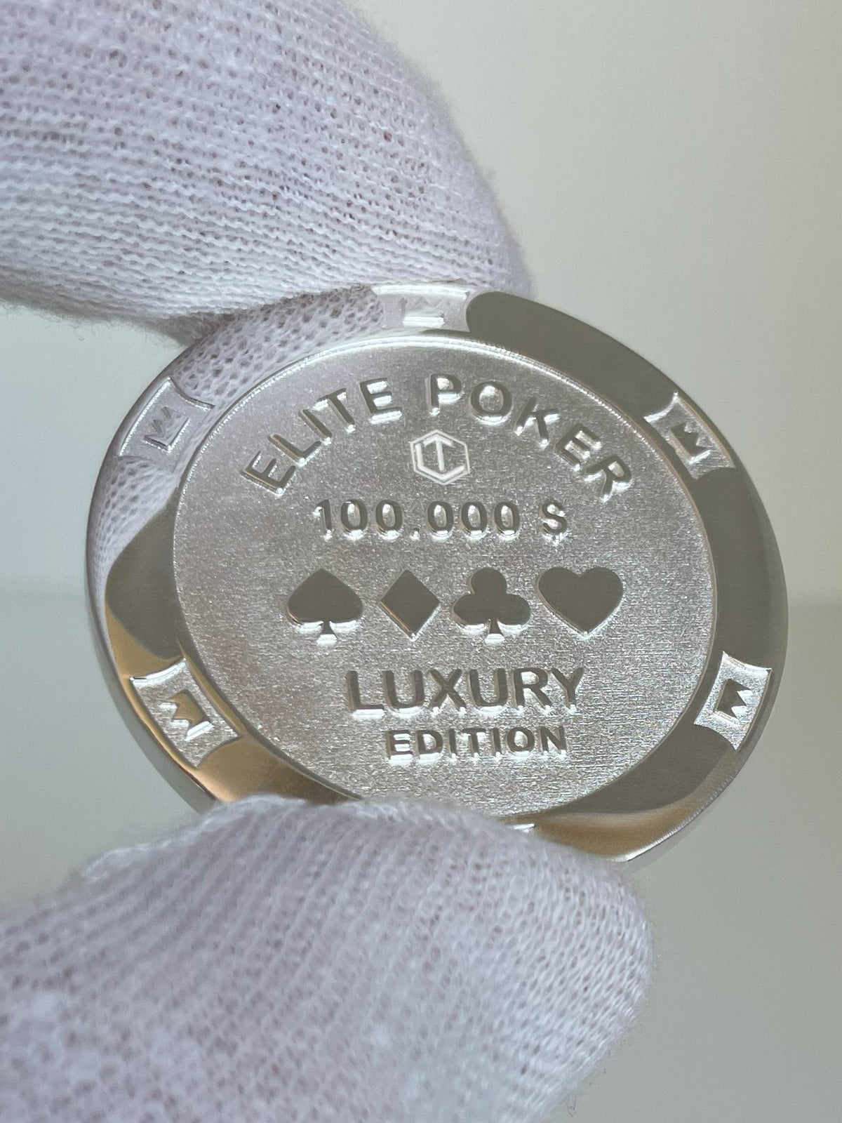 Poker Chip · 925 Sterling Silver · 39 mm in Diameter · 34 g · Polished