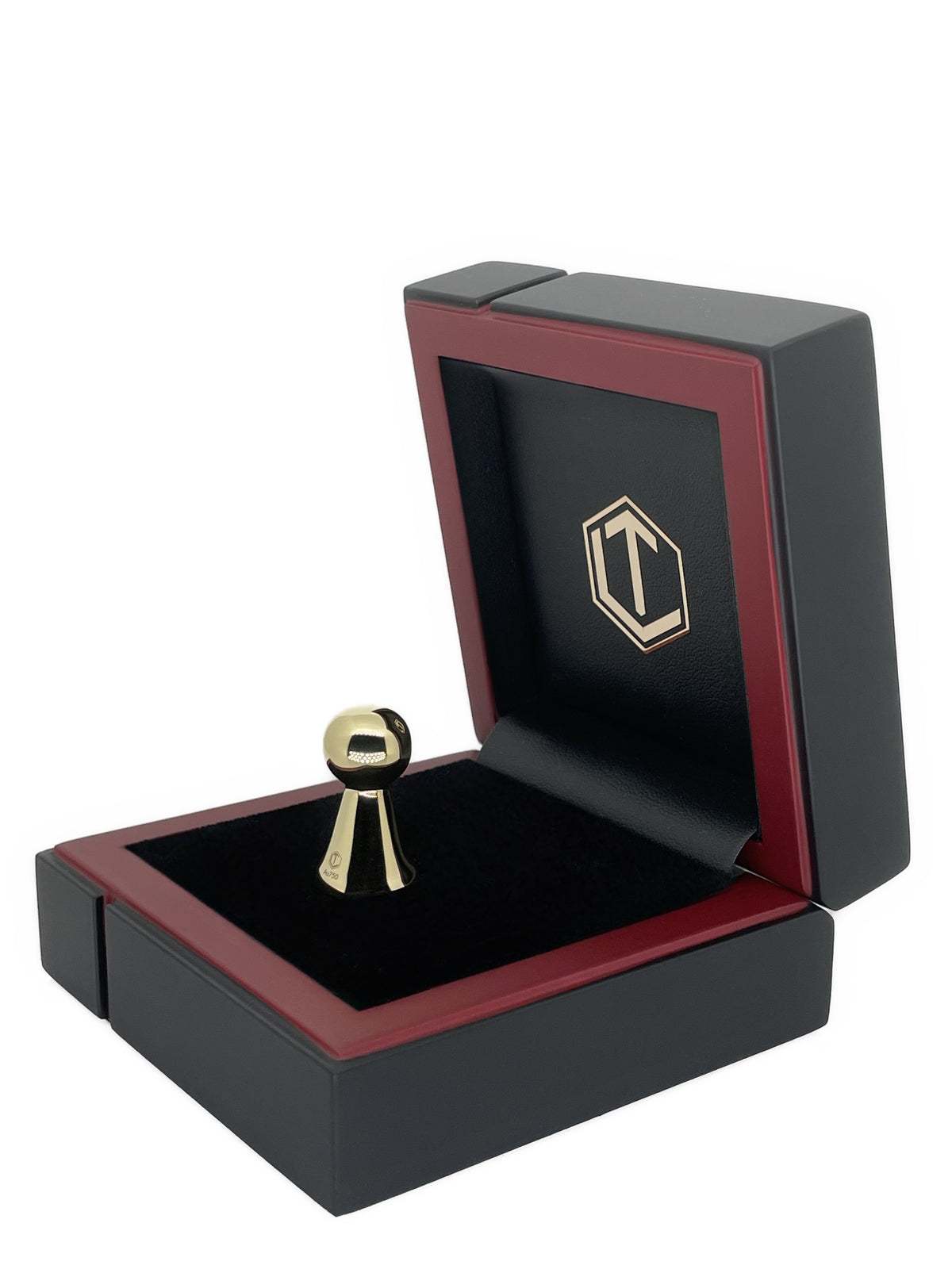 Klassische Original Spielfigur groß aus 18 Karat Gold, massiv, 25 mm hoch, 31 g, poliert
