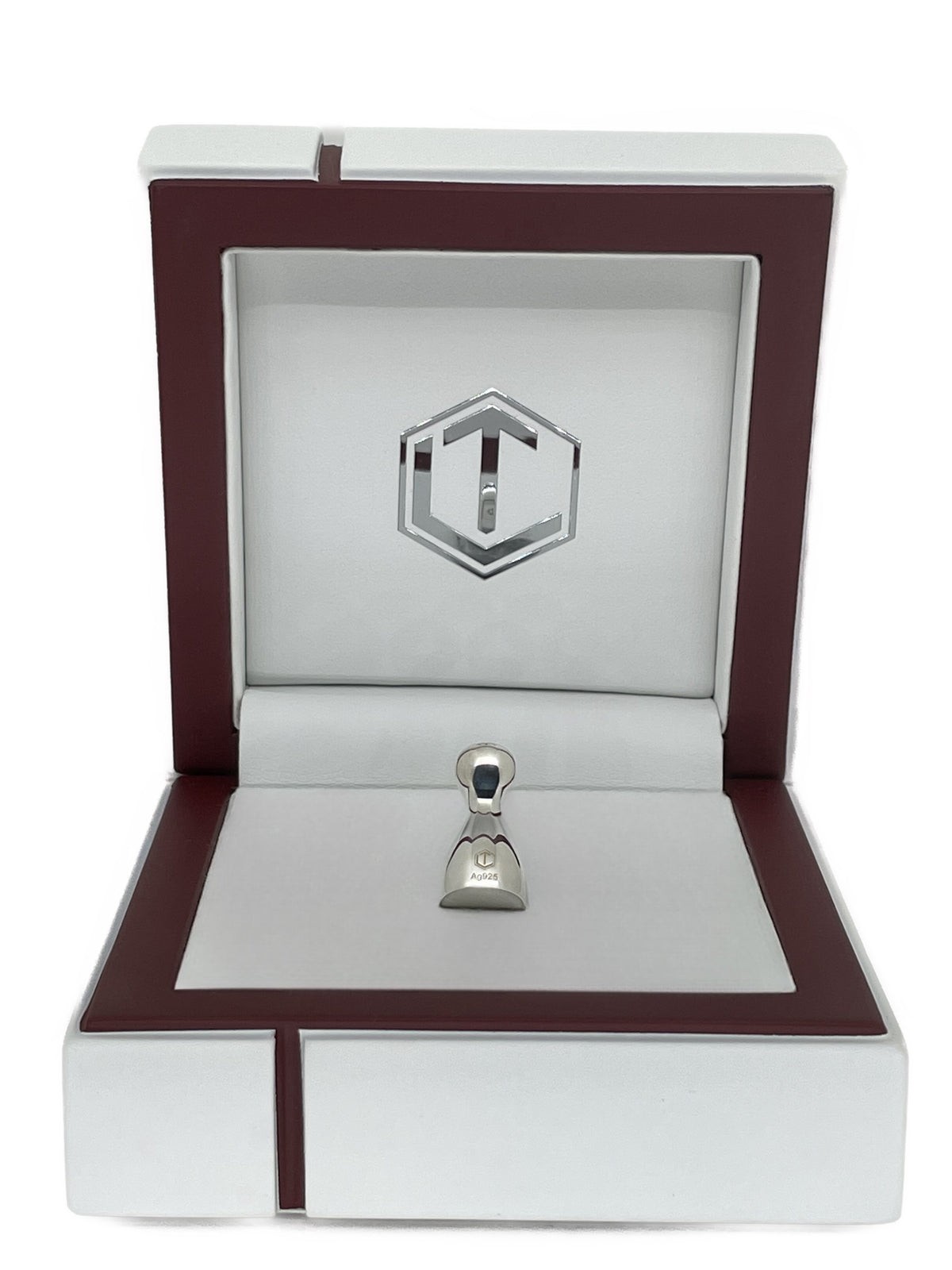 Klassische Spielfigur aus 925 Sterlingsilber, massiv, 19 mm hoch, 7 g, poliert